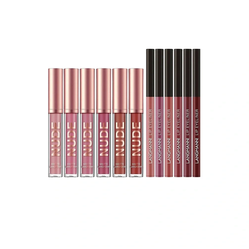 ✨12 Piece Long-Lasting Matte Liquid Lipstick and Coordinating Lipliner Kit✨ - Picture 4 of 6